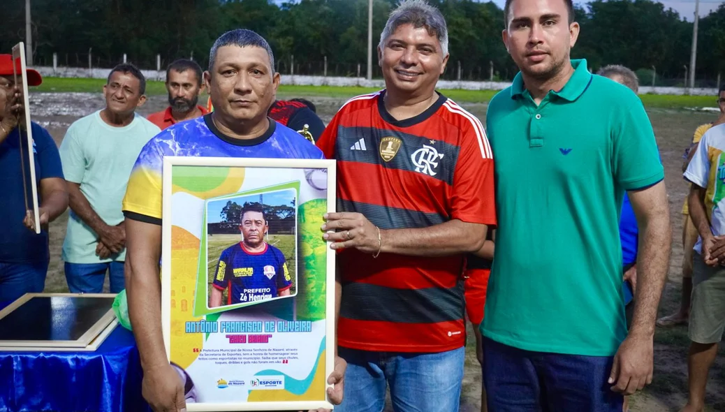 Prefeitura de Nossa Senhora de Nazaré homenageou figuras características do município