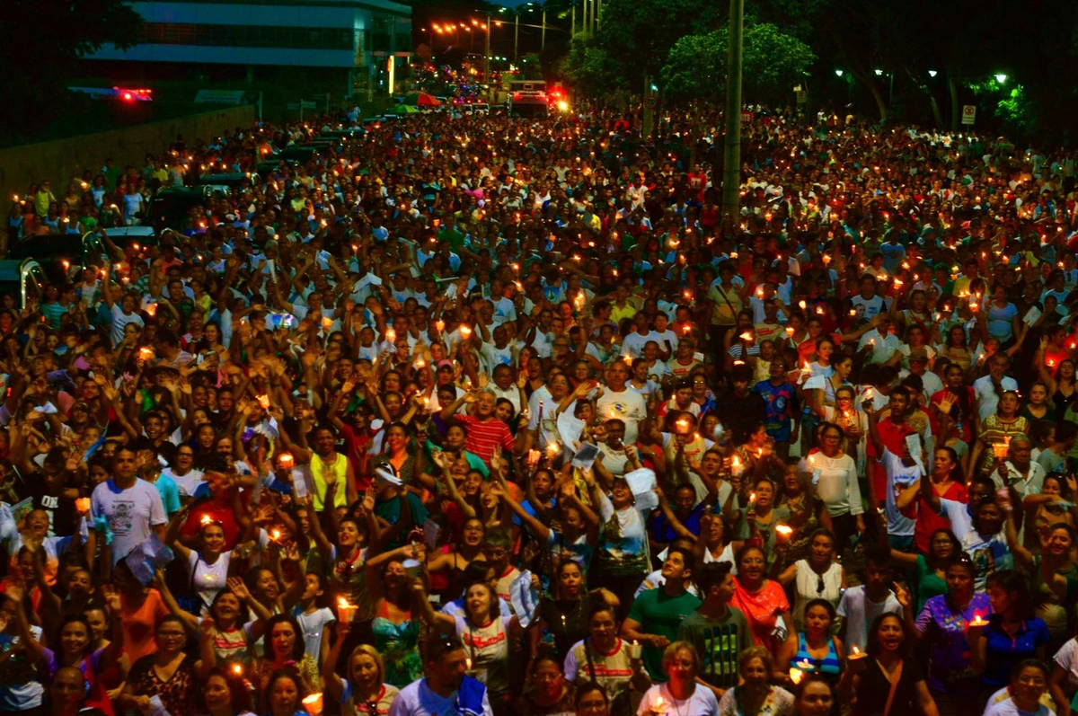 Procissão durante a Semana Santa