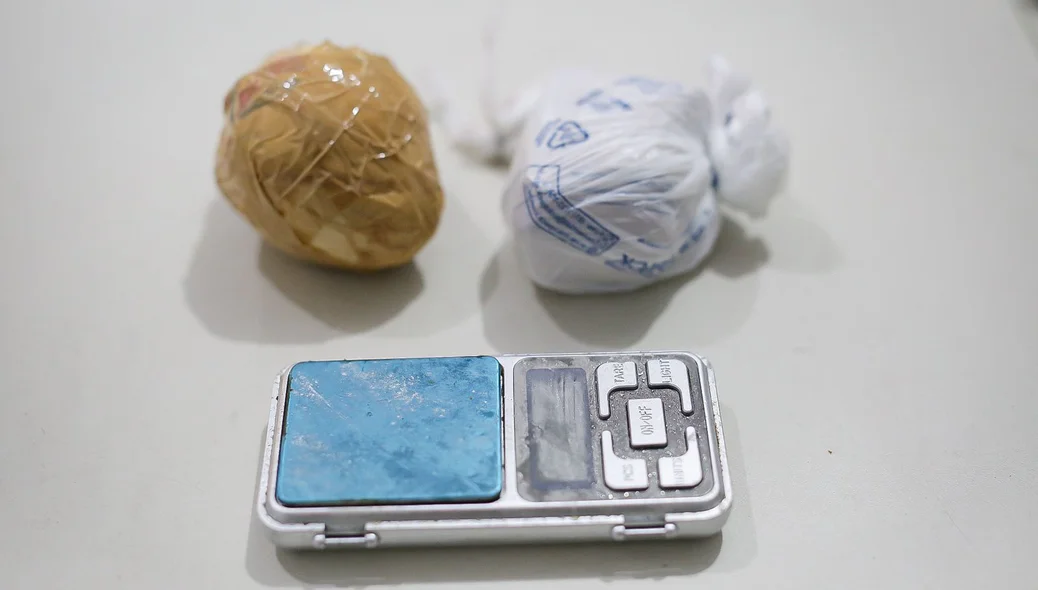 Produtos apreendidos pelo DRACO
