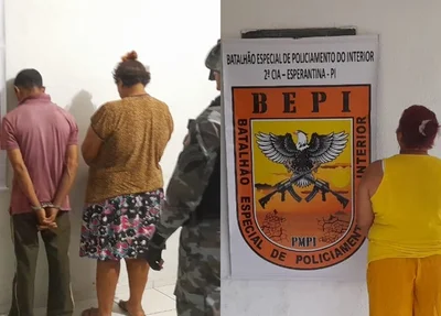 Quadrilha presa em Luzilândia