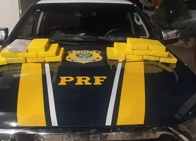 Quase 20kg de cocaína foram apreendidos pela PRF em Picos