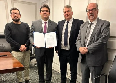 Rafael Fonteles com investidores