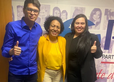 Ravenna Castro e Sued ao lado de Ravi Castro