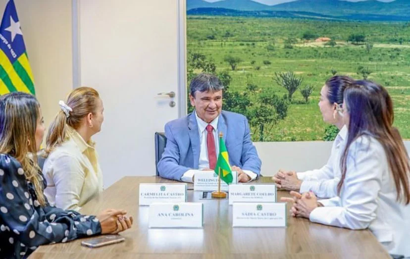 Reunião com o Ministro do Desenvolvimento Social e Combate à Fome, Wellington Dias