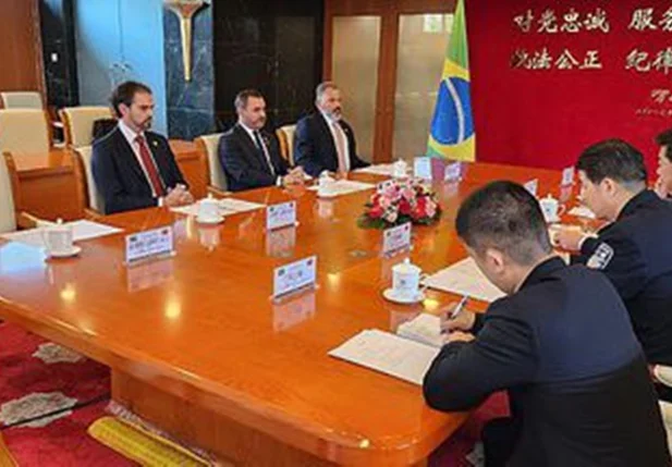Reunião do diretor-geral da PF com o vice-ministro de Segurança Pública da China