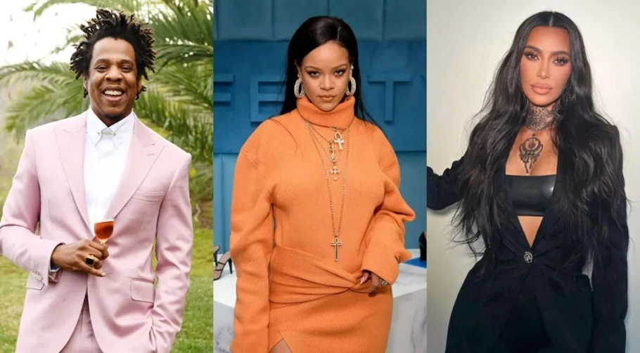 Rihanna, Jay-Z e Kim Kardashian estão entre os famosos da música e entretenimento na lista de bilionários da Forbes
