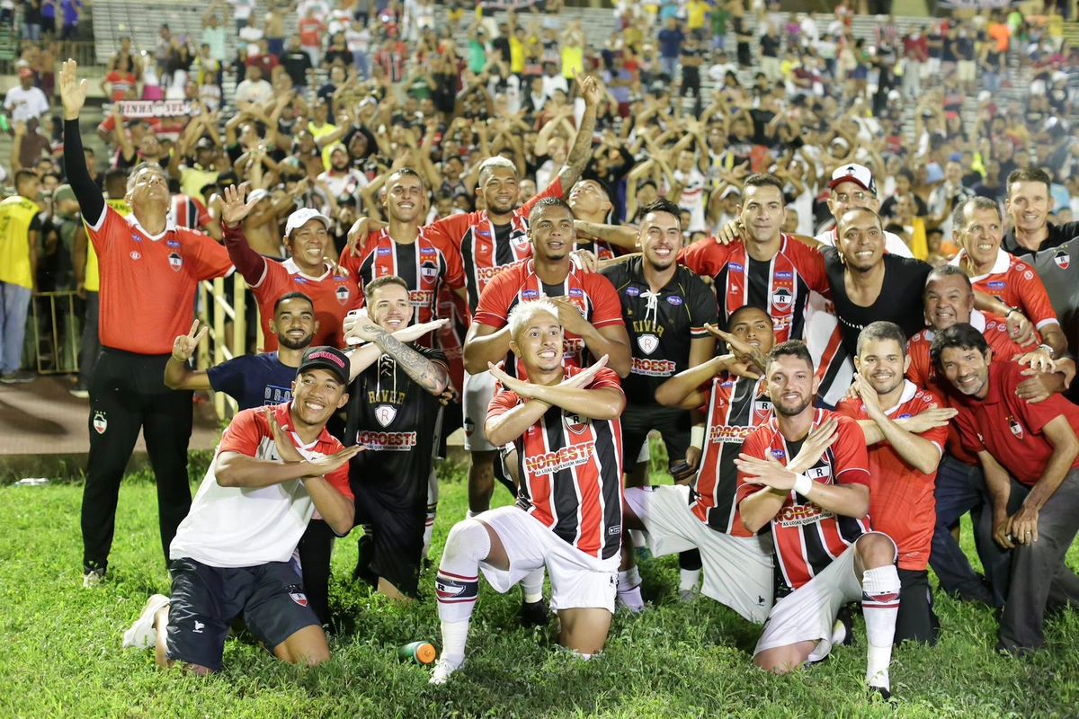 River comemora vitória no Campeonato Piauiense 2023