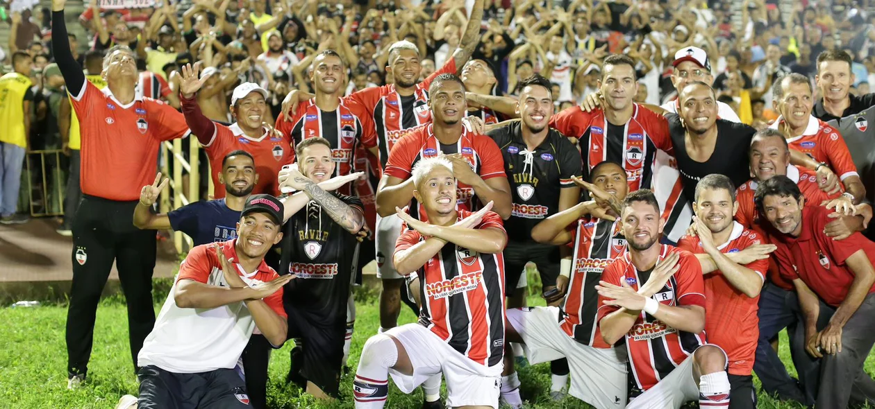 River comemora vitória no Campeonato Piauiense 2023