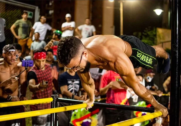 Ruan Wesley, atleta de calistenia do Piauí