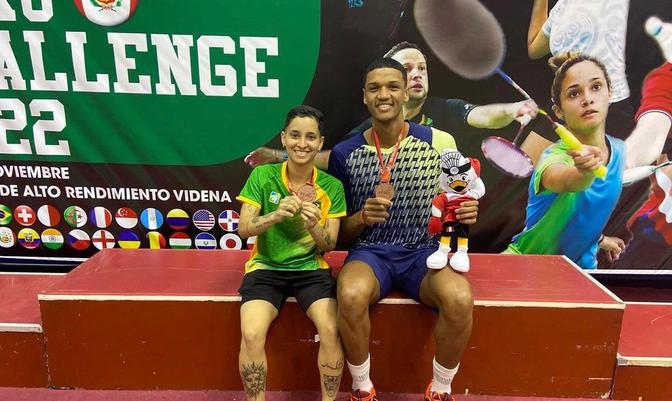 Sania Lima e Davi Silva garantem medalha de bronze