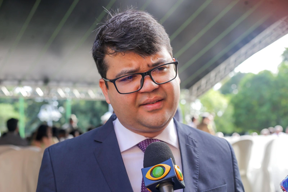Secretário de Segurança Pública do Piauí, Chico Lucas, em entrevista à imprensa