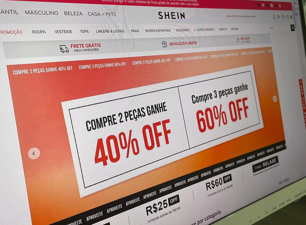 Site da Shein