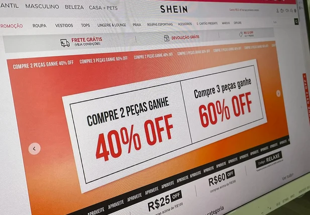 Site da Shein