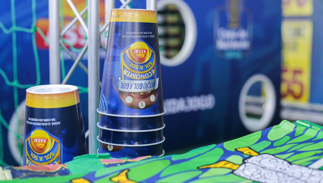 Só em participar, o visitante ganha um copo da Copa do Nordeste