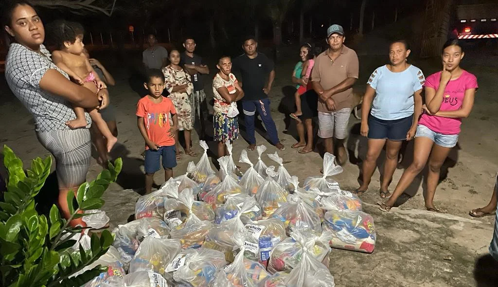 Várias famílias foram beneficiadas pela ação da Prefeitura de União