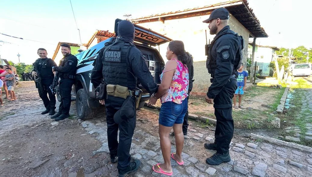 A maioria dos presos já possuem antecedentes criminais por tráfico de drogas