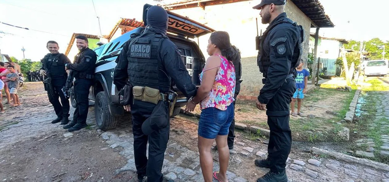 A maioria dos presos já possuem antecedentes criminais por tráfico de drogas