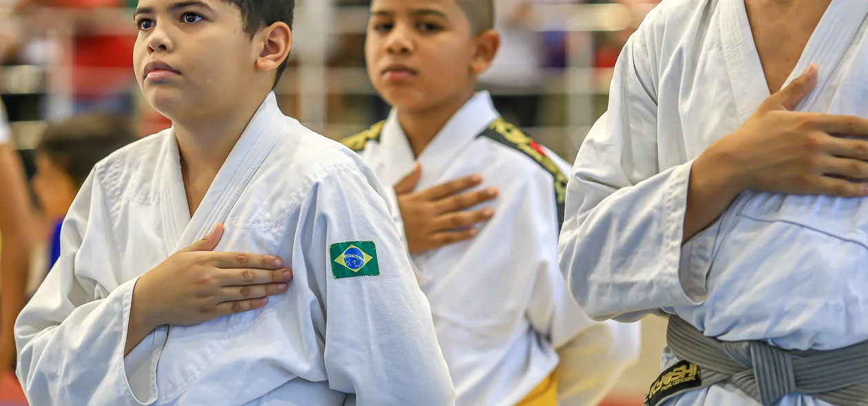 Atletas do judô de Teresina
