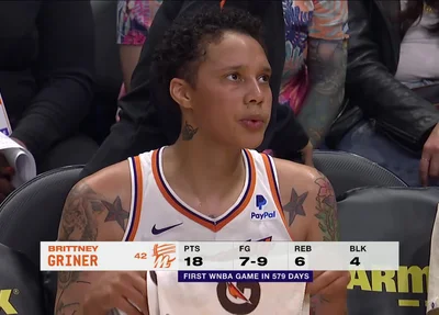 Brittney Griner voltou às quadras