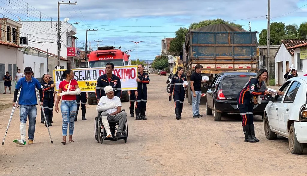 Campanha Maio Amarelo em Curimatá
