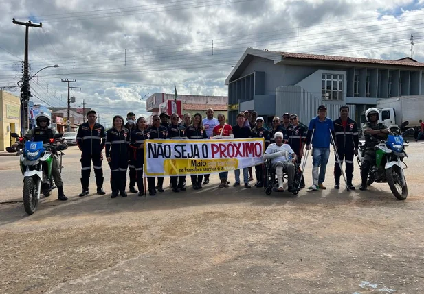 Campanha Maio Amarelo em Curimatá