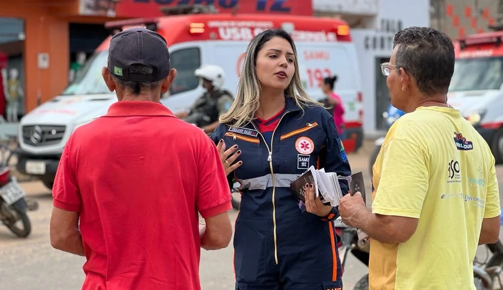 Campanha Maio amarelo na cidade de Curimatá