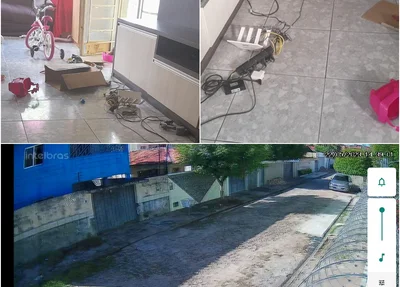 Casa de jornalista ficou revirada pelos assaltantes no bairro Aeroporto