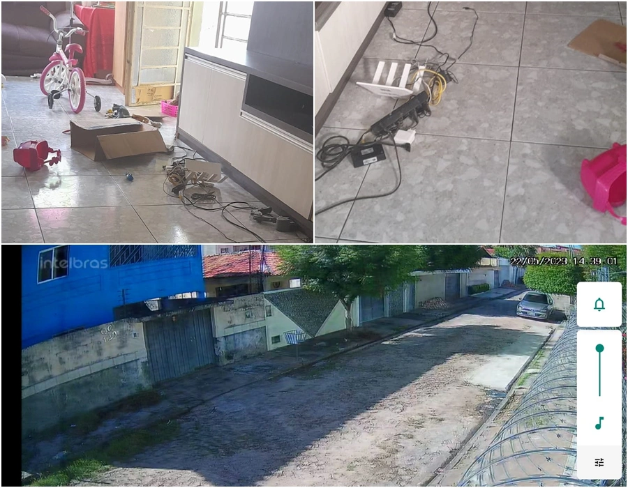 Casa de jornalista ficou revirada pelos assaltantes no bairro Aeroporto