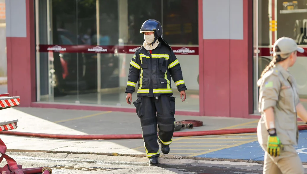 Causa do incêndio não foi informada