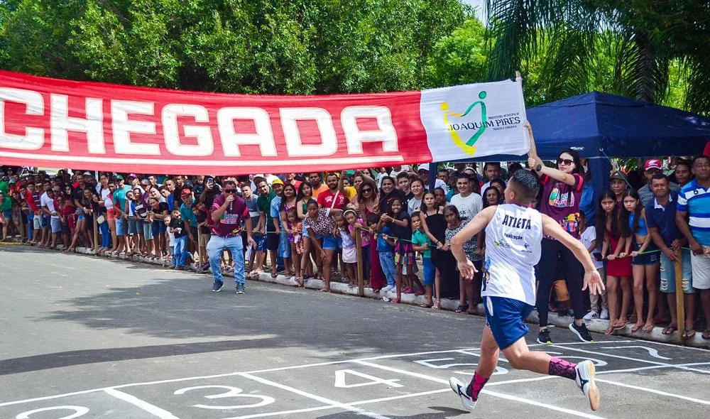 Chegada de prova em Joaquim Pires