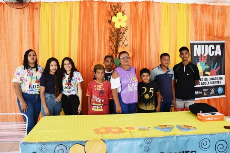 Crianças e adolescentes participaram da roda de conversa sobre  violência sexual
