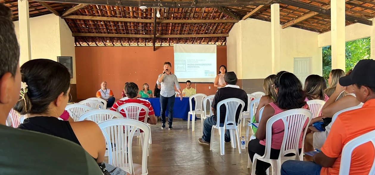 Curso em parceria com o Sebrae orienta microempreendedores de Curimatá