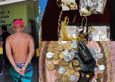 DHPP prendeu acusado de homicídio em posse de joias e arma de fogo na zona sul de Teresina