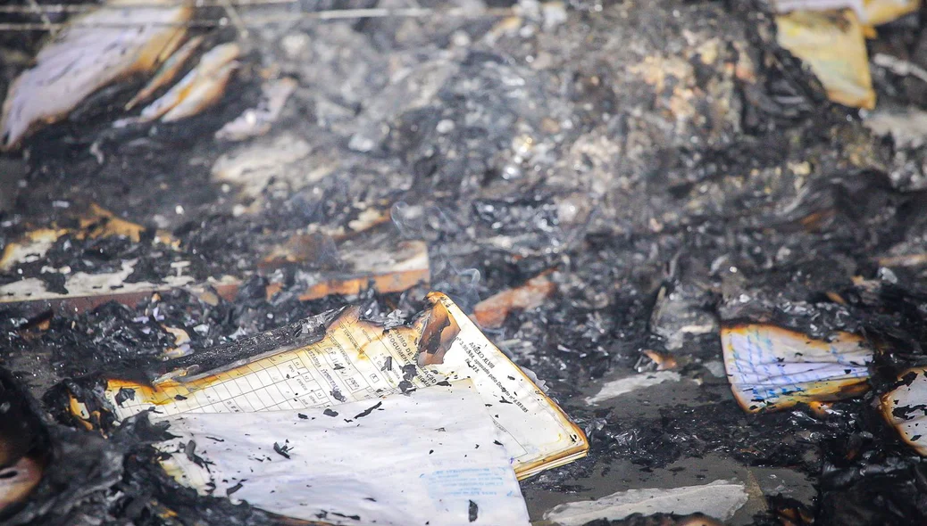 Documentos destruídos