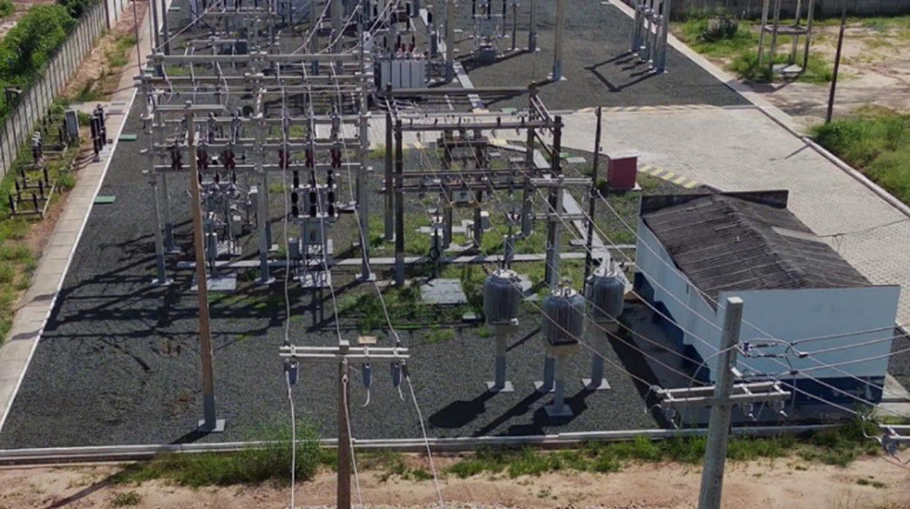 Estação de rede elétrica