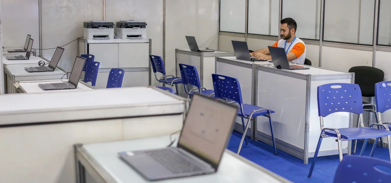 Estrutura para receber microempreendedores na Semana do MEI 2023