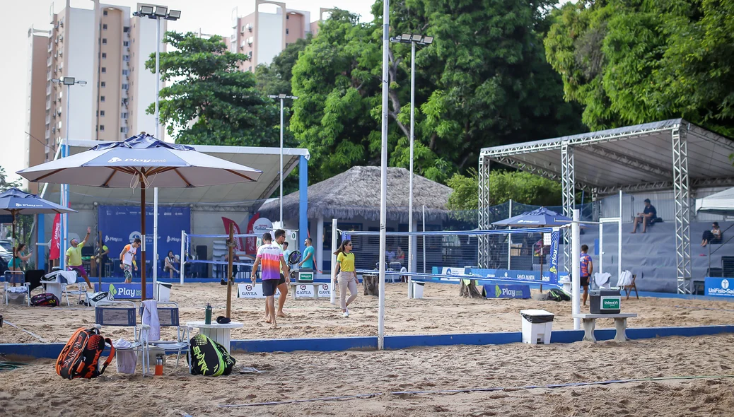 Evento acontecendo na Play Beach Tennis, localizada no bairro Parque Meus Filhos