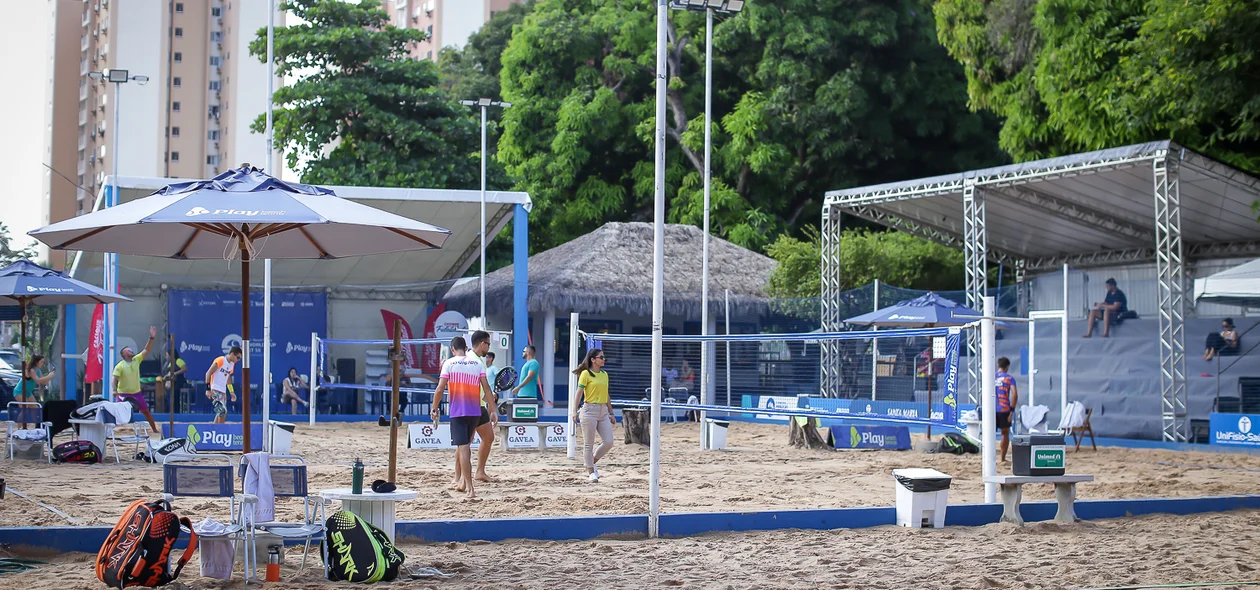 Evento acontecendo na Play Beach Tennis, localizada no bairro Parque Meus Filhos