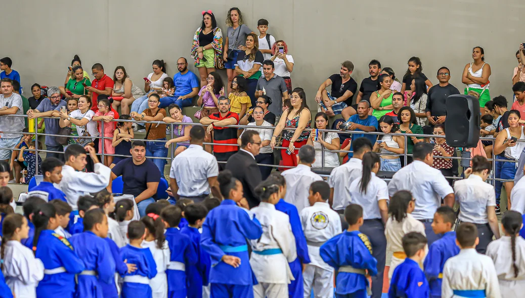 Familiares dos atletas