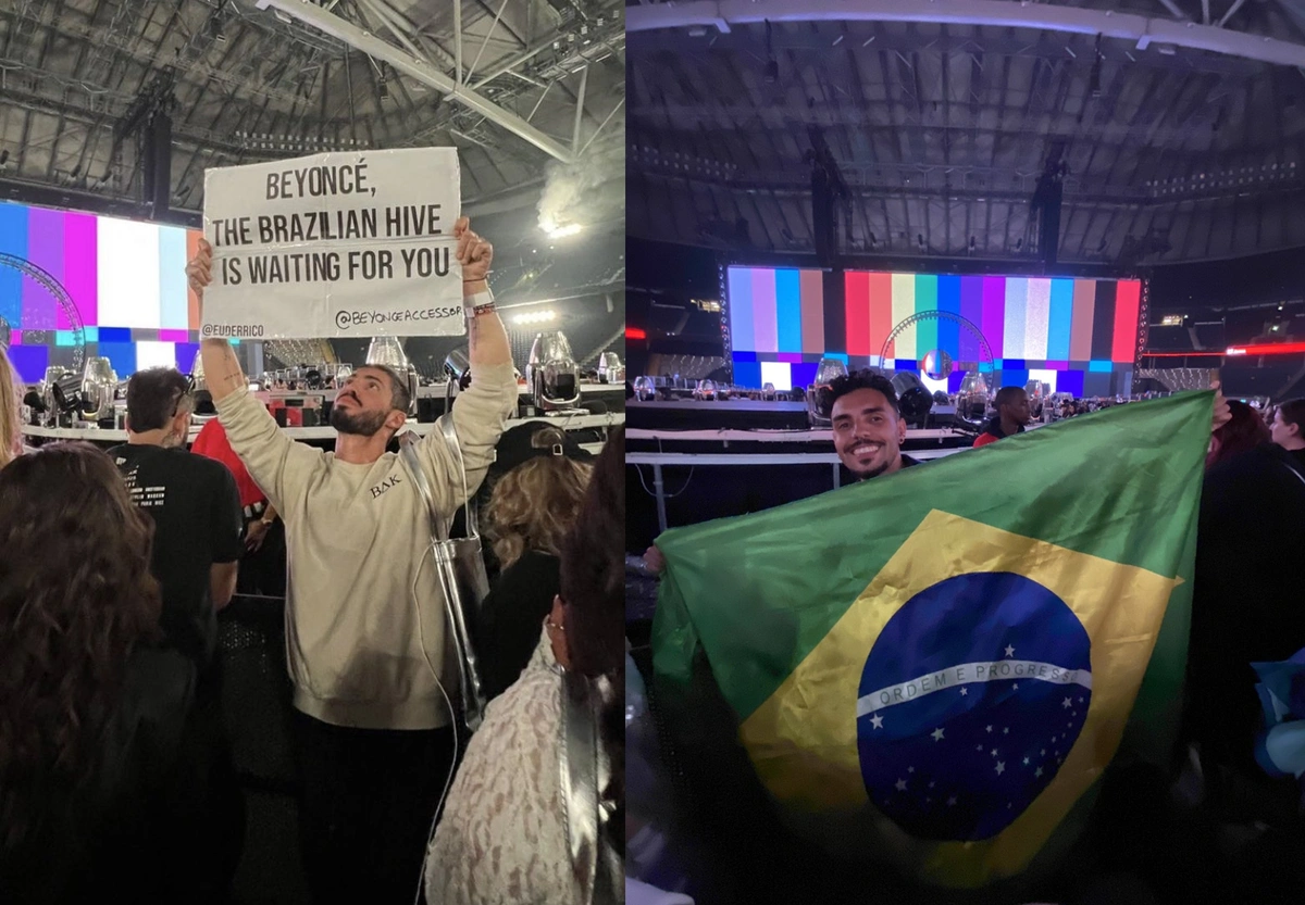 Fãs brasileiros na turnê de Beyoncé