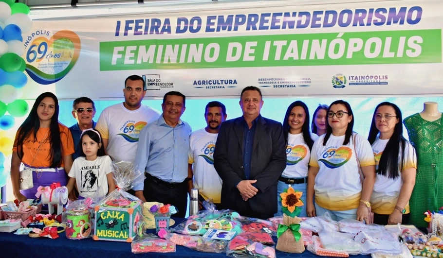 Feira do empreendedor na cidade de Itainópolis