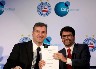 Ferran Soriano e Maurício Bellintani, CGF e EC Bahia