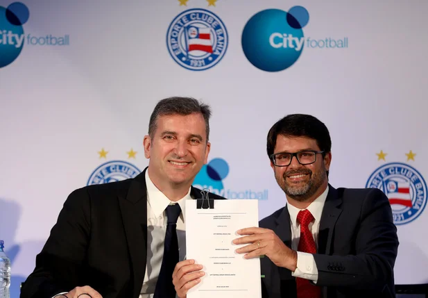Ferran Soriano e Maurício Bellintani, CGF e EC Bahia