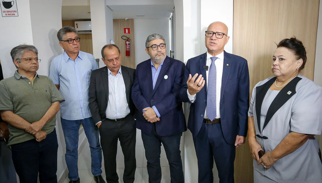 Franzé durante seu pronunciamento