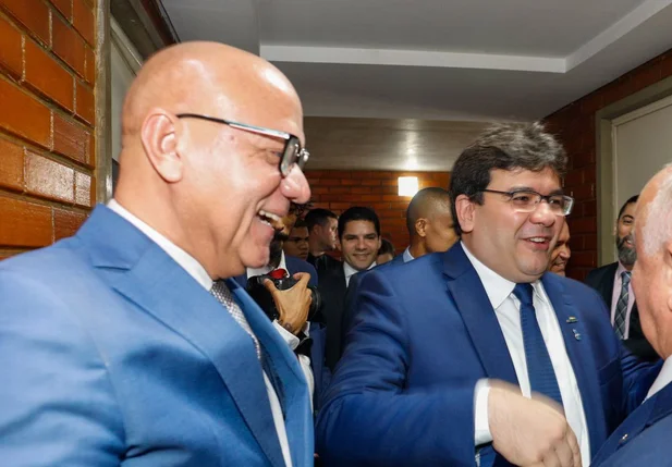 Governador Rafael Fonteles e o presidente Franze Silva