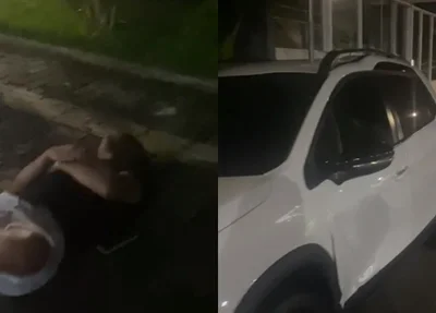 Homem foi preso após bater em carro na zona leste