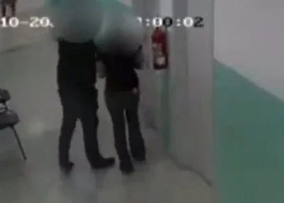 Imagens mostram o momento do assédio sexual