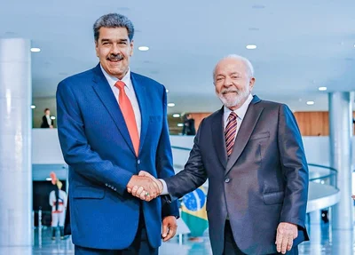 Lula e o ditador da Venezuela Nicolás Maduro