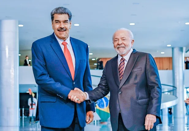 Lula e o ditador da Venezuela Nicolás Maduro