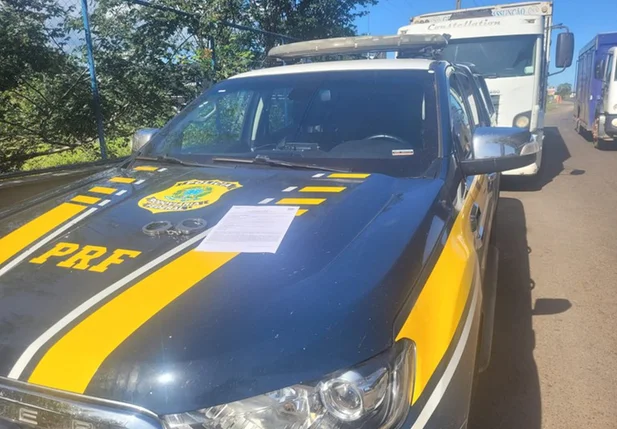 Mandado de prisão cumprido pela PRF nesta quarta-feira em Piripiri